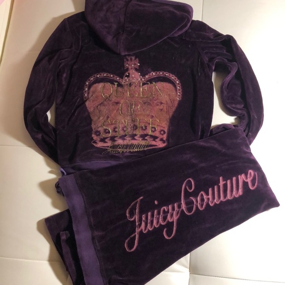 juicy couture velvet set